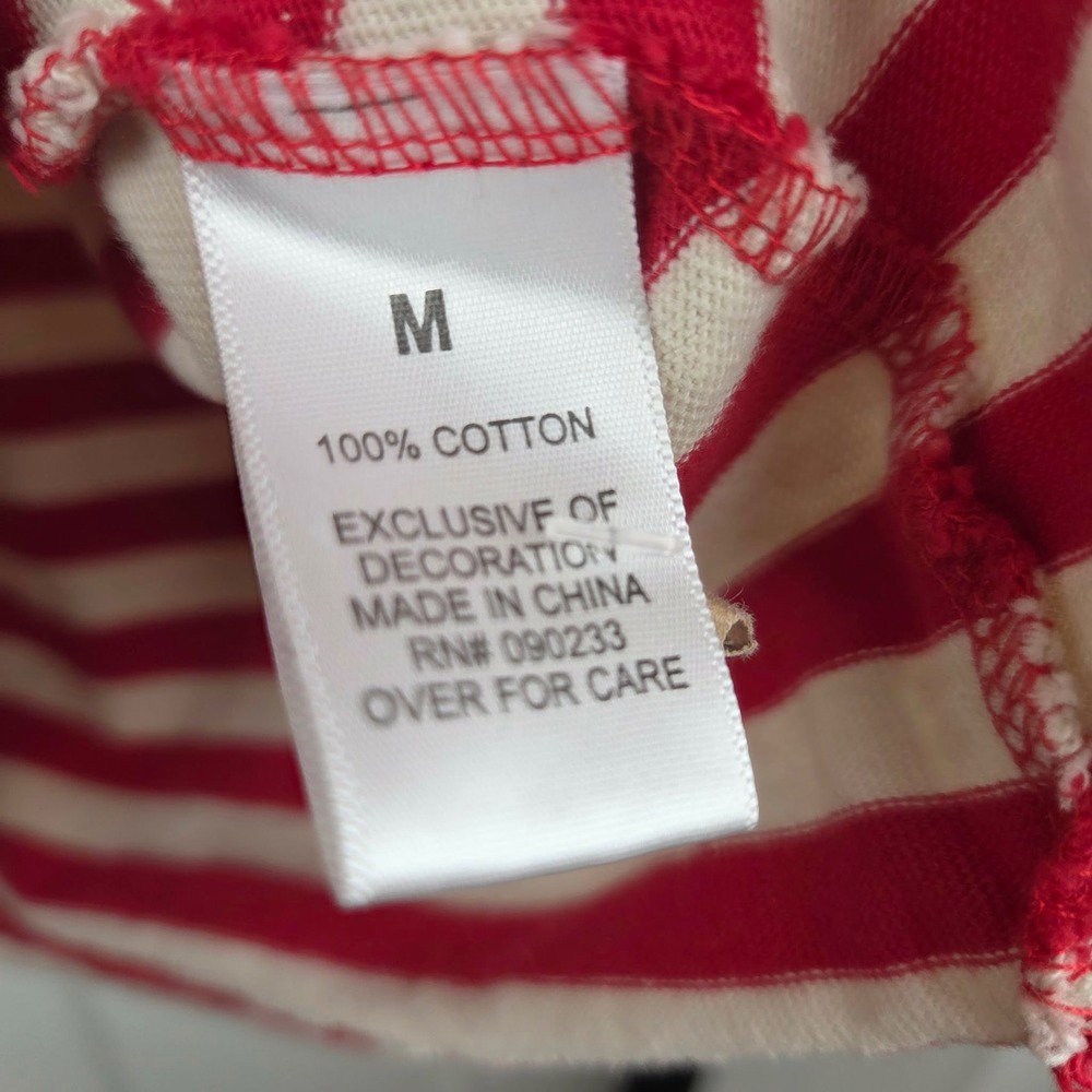 FOG Fear of God Collection Two 2016-2017 Red Striped Long Sleeve Shirt Mens M - Picture 8 of 10
